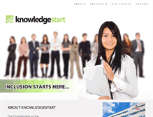 Tablet Screenshot of knowledgestart.com